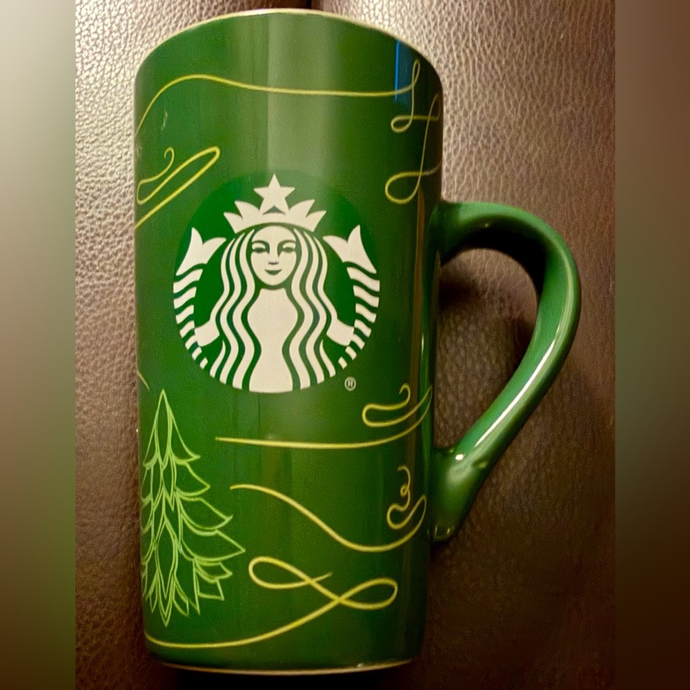 Starbucks Green Ceramic Mug